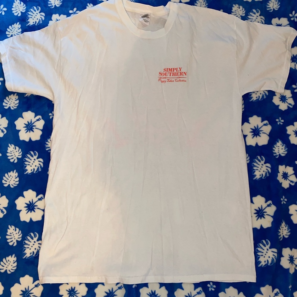 Simply Southern White Short Sleeve Tee